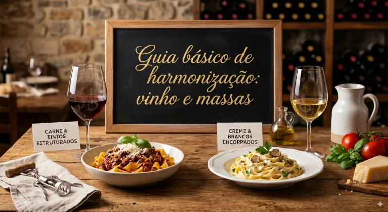 Guia básico de harmonização: vinho e massas